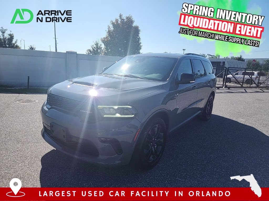 2023 Destroyer Gray Clearcoat Dodge Durango R/T RWD SUV