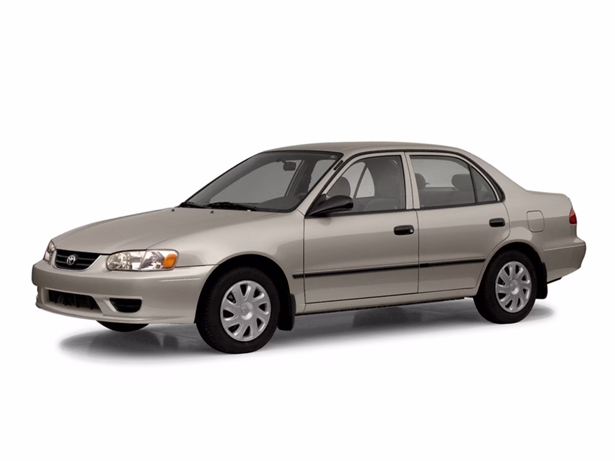 2002 Black Toyota Corolla FWD Sedan