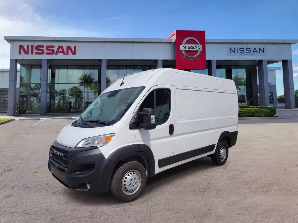 2025 Bright White Clearcoat Ram ProMaster 2500 High Roof FWD Van