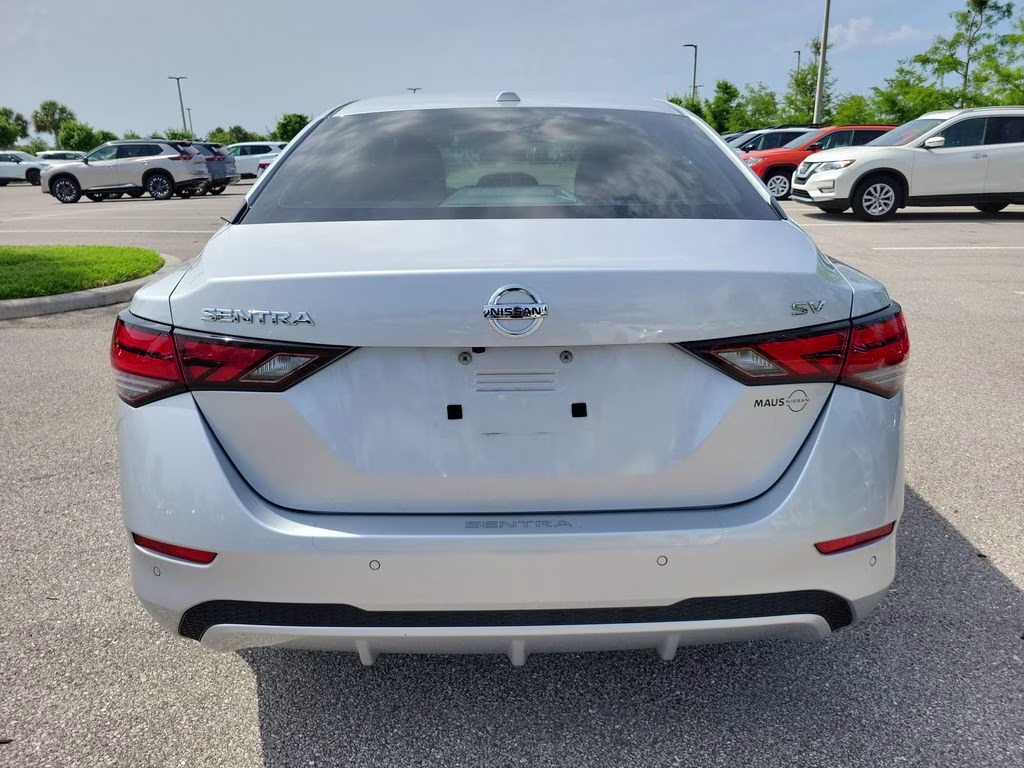 2021 Brilliant Silver Metallic Nissan Sentra SV FWD Sedan