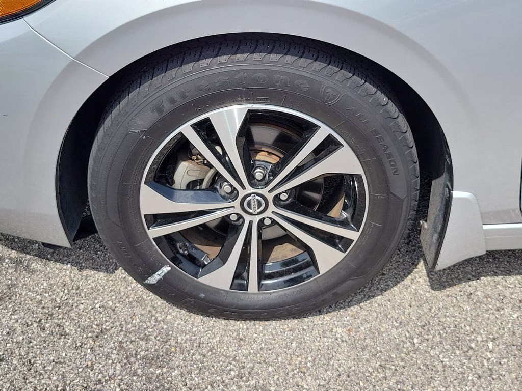 2021 Brilliant Silver Metallic Nissan Sentra SV FWD Sedan