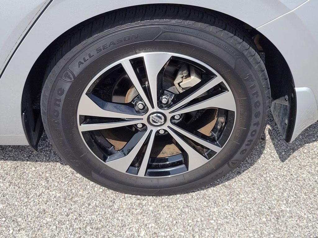2021 Brilliant Silver Metallic Nissan Sentra SV FWD Sedan