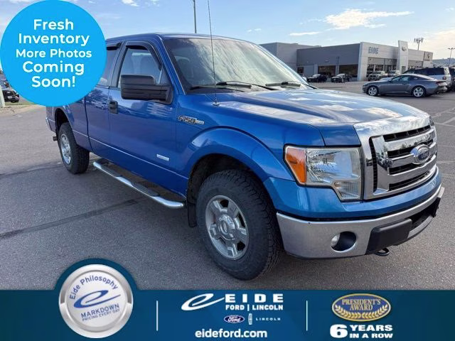 2012 Blue Flame Metallic Ford F-150 XLT 4X4 Truck
