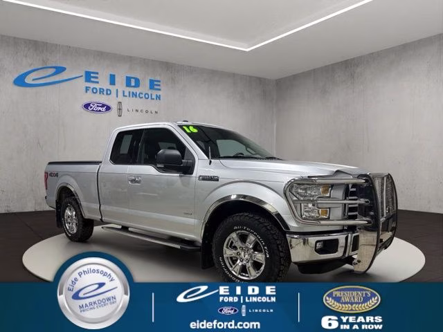 2016 Ingot Silver Metallic Ford F-150 XLT 4X4 Truck