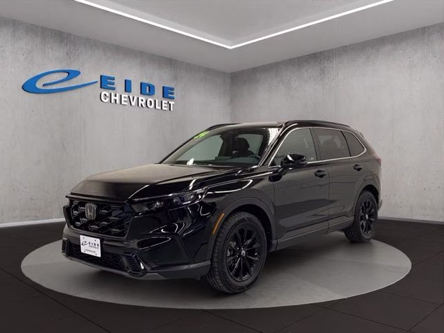 2024 Black Honda CR-V Hybrid Sport AWD SUV
