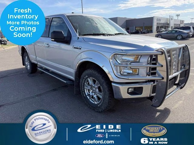 2016 Ingot Silver Metallic Ford F-150 XLT 4X4 Truck
