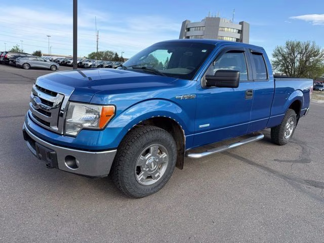 2012 Blue Flame Metallic Ford F-150 XLT 4X4 Truck
