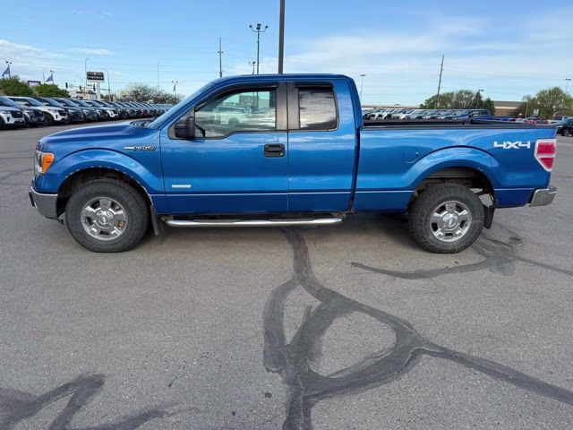 2012 Blue Flame Metallic Ford F-150 XLT 4X4 Truck