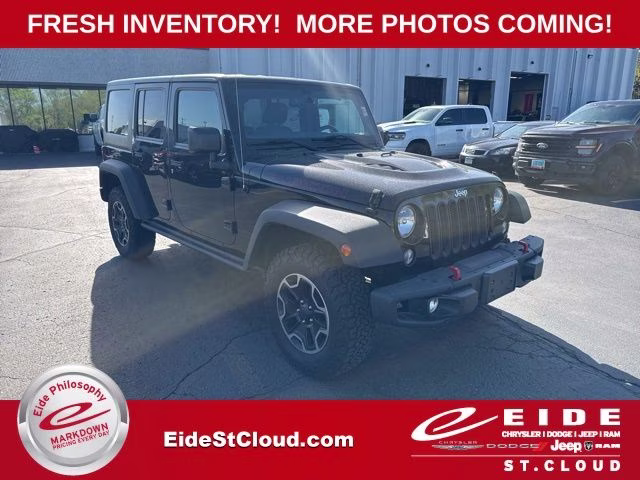 2016 Black Clearcoat Jeep Wrangler Unlimited Rubicon 4X4 SUV