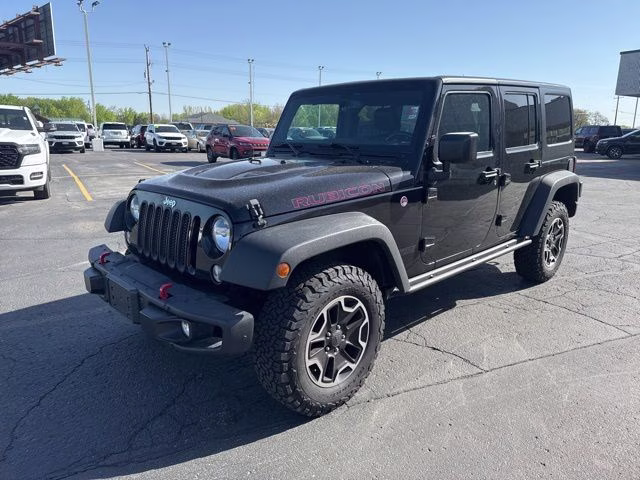 2016 Black Clearcoat Jeep Wrangler Unlimited Rubicon 4X4 SUV