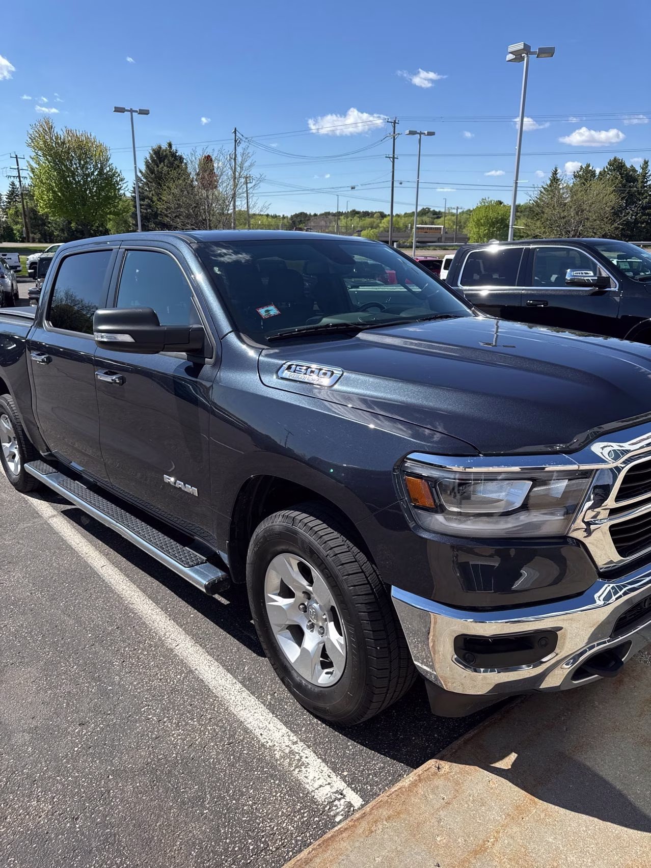 2019 Maximum Steel Metallic Clearcoat Ram 1500 Big Horn/Lone Star 4X4 Truck