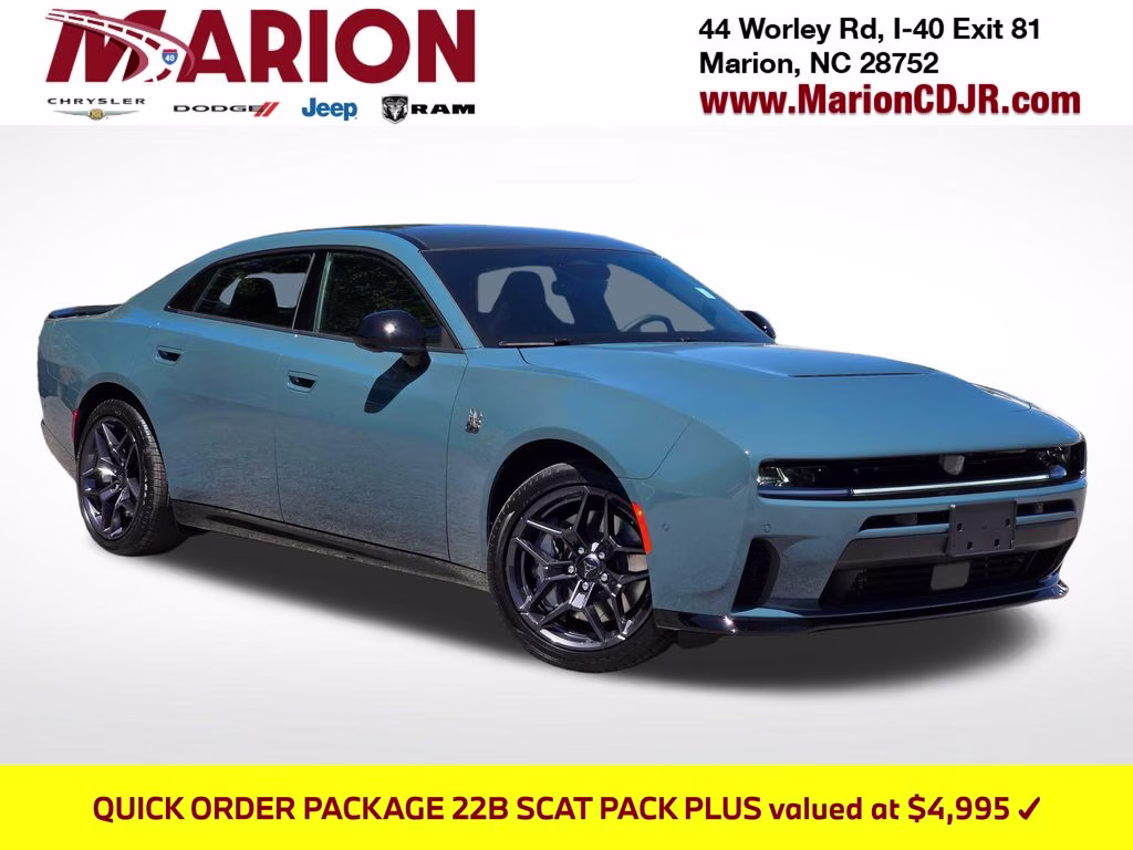2026 Electric Blue Pearlcoat Dodge Charger R/T Scat Pack AWD Sedan