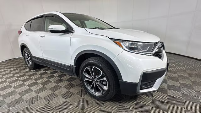 2020 Platinum White Honda CR-V EX AWD SUV