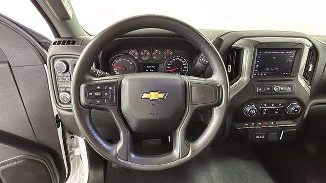 2022 White Chevrolet Silverado 1500 Custom 4X4 Truck