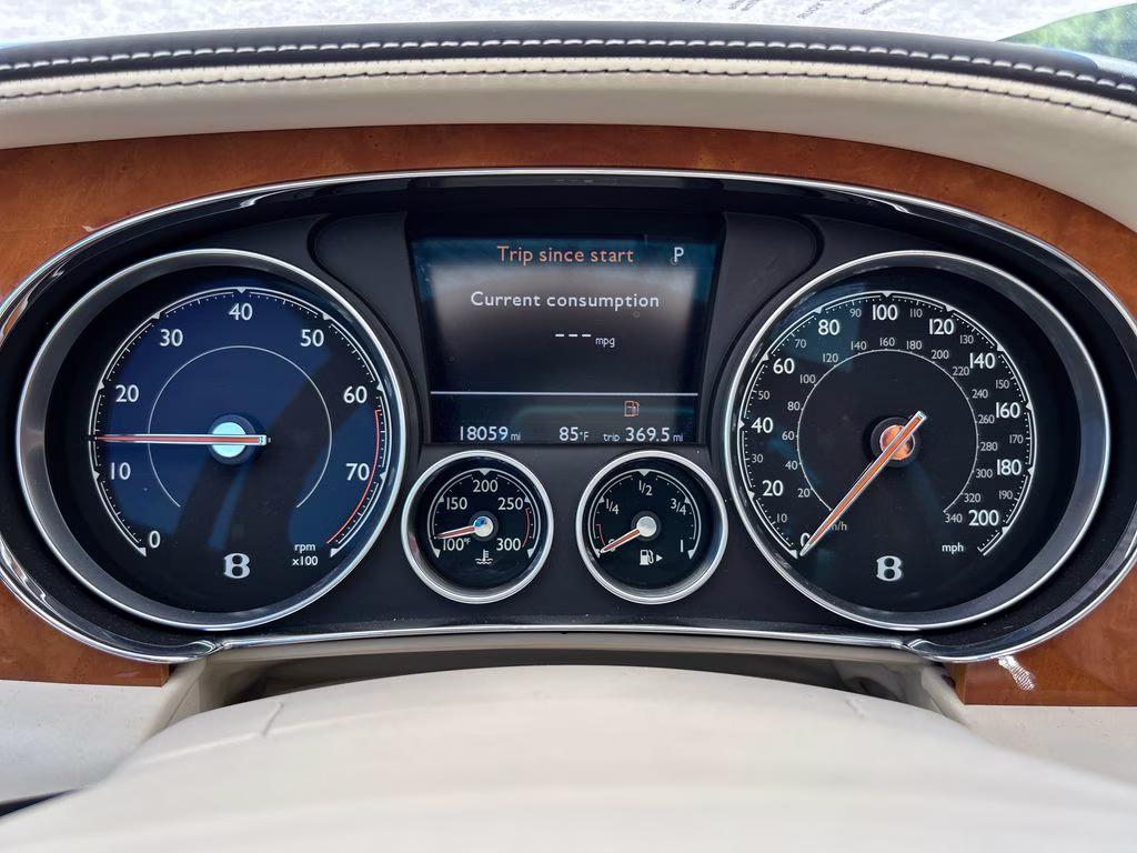 2016 Sequin Blue Metallic Bentley Continental GT W12 AWD Convertible