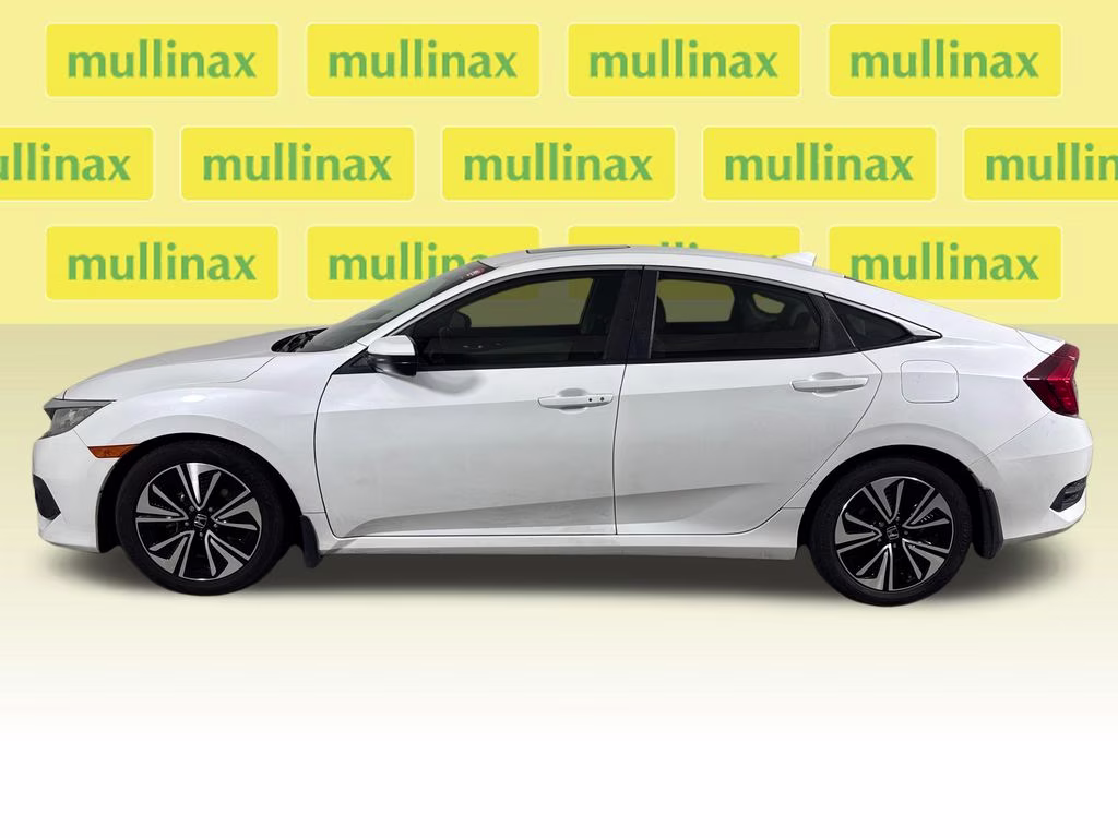2018 White Orchid Pearl Honda Civic EX-L FWD Sedan