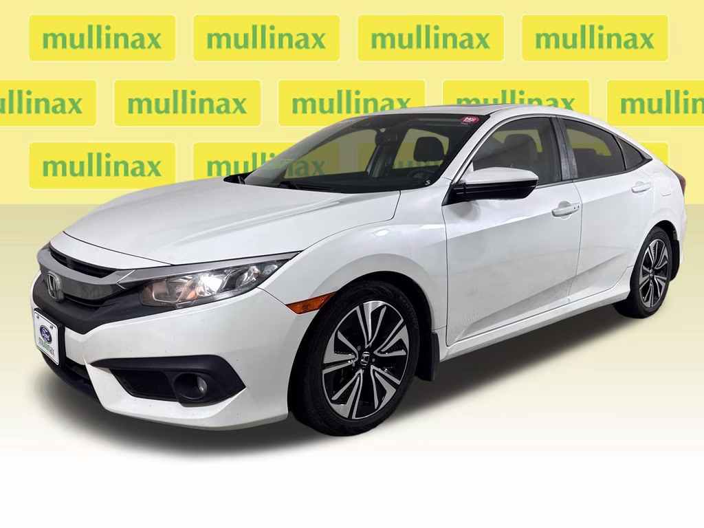 2018 White Orchid Pearl Honda Civic EX-L FWD Sedan