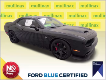 2019 Pitch Black Clearcoat Dodge Challenger SRT Hellcat RWD Coupe