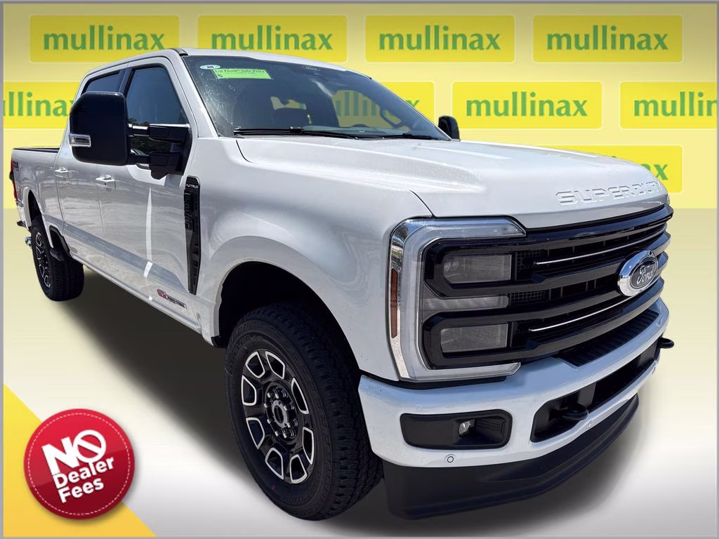 2026 White Metallic Ford Super Duty F-250 SRW Platinum 4X4 Truck