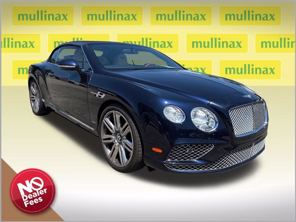 2016 Sequin Blue Metallic Bentley Continental GT W12 AWD Convertible