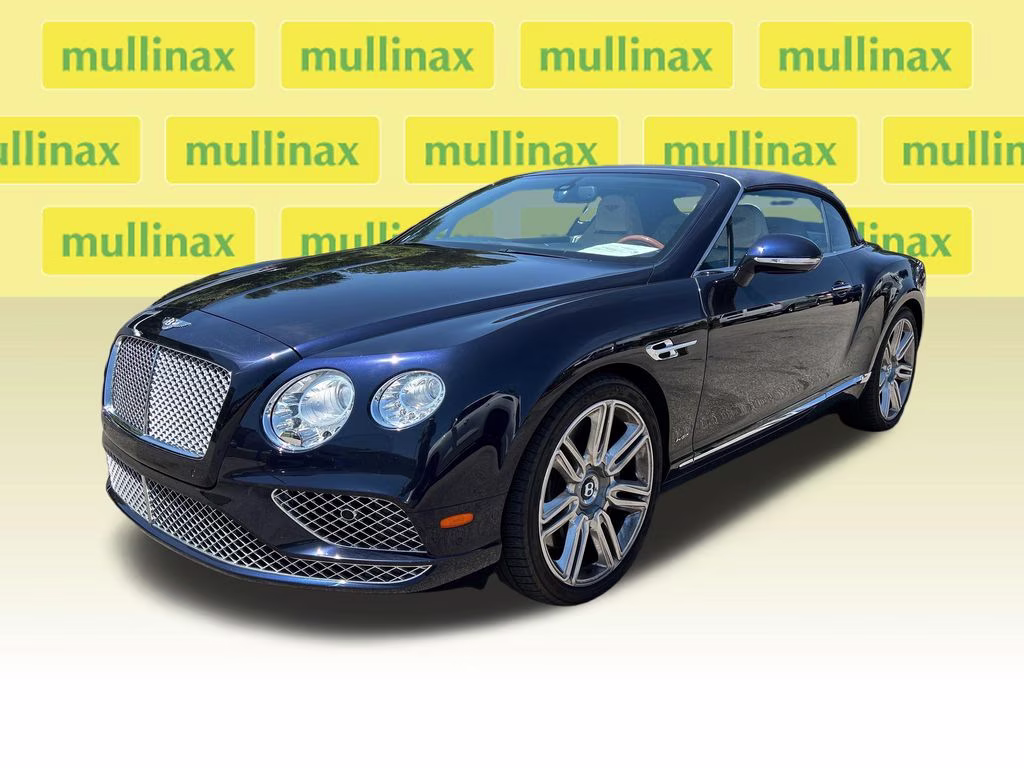 2016 Sequin Blue Metallic Bentley Continental GT W12 AWD Convertible