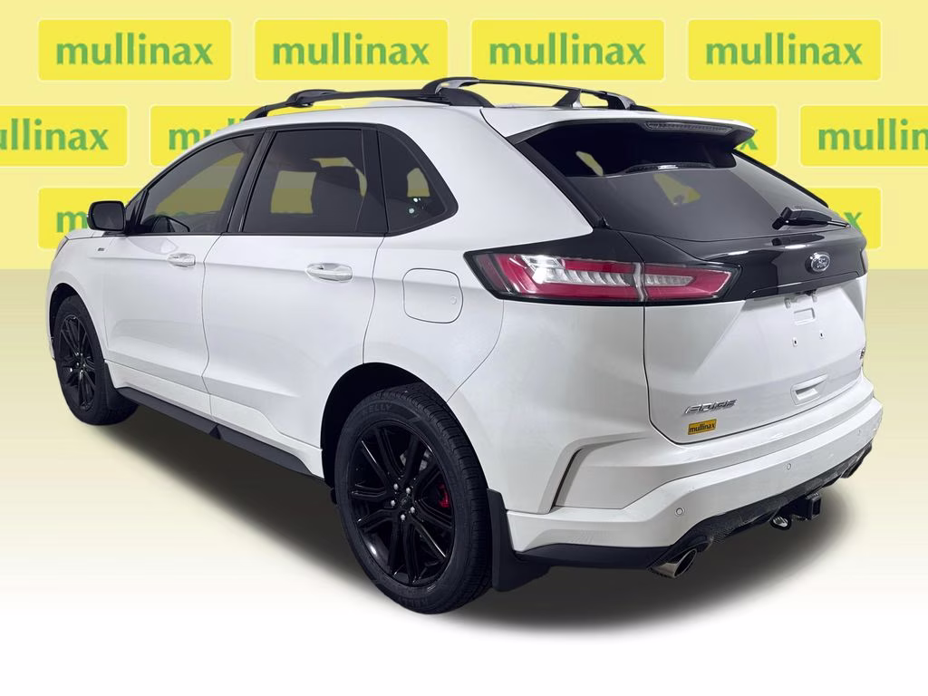 2020 Star White Metallic Tri-Coat Ford Edge SEL AWD SUV