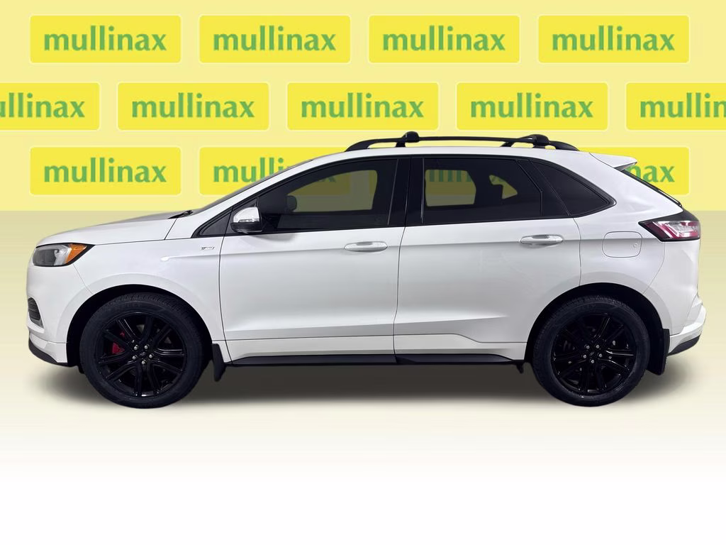 2020 Star White Metallic Tri-Coat Ford Edge SEL AWD SUV