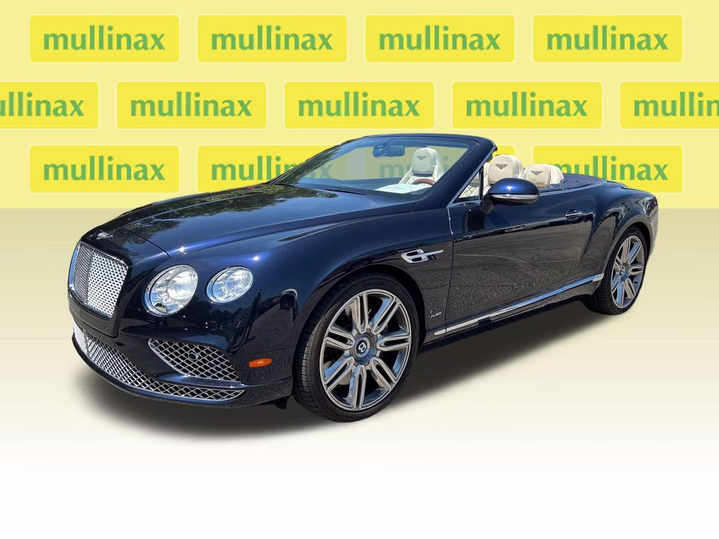 2016 Sequin Blue Metallic Bentley Continental GT W12 AWD Convertible