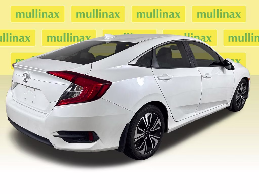 2018 White Orchid Pearl Honda Civic EX-L FWD Sedan