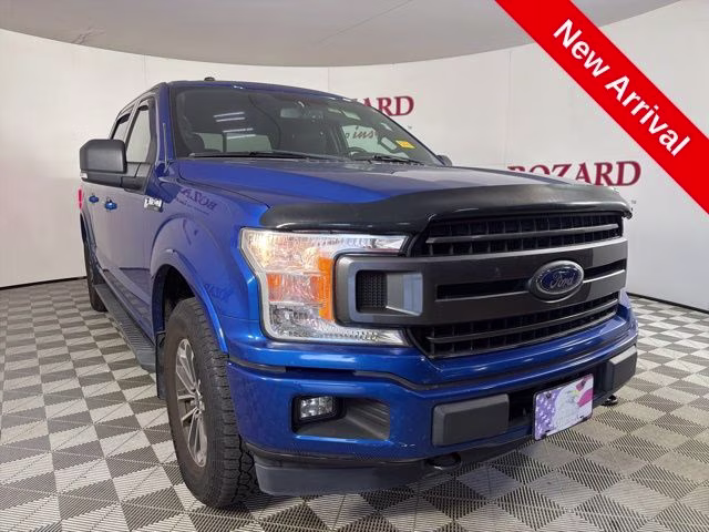2018 Lightning Blue Ford F-150 XLT 4X4 Truck