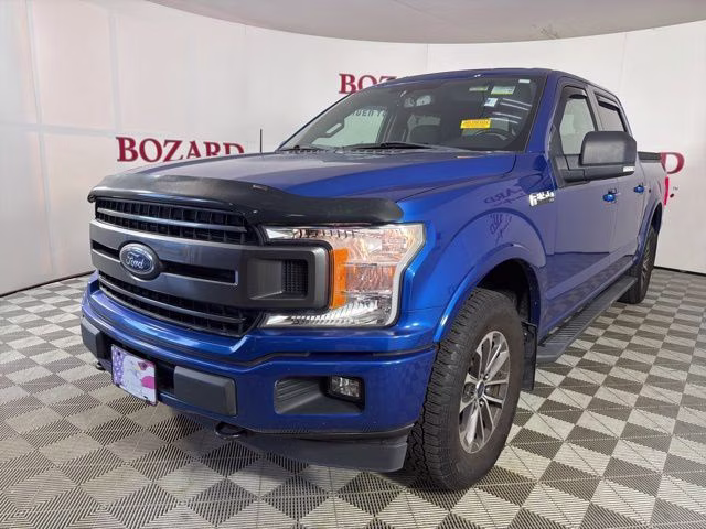 2018 Lightning Blue Ford F-150 XLT 4X4 Truck
