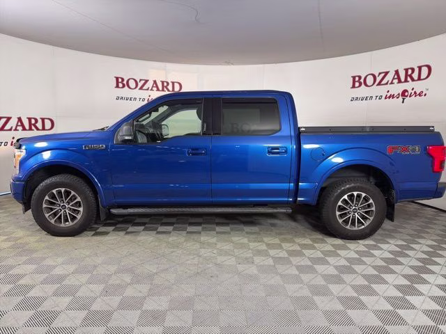 2018 Lightning Blue Ford F-150 XLT 4X4 Truck