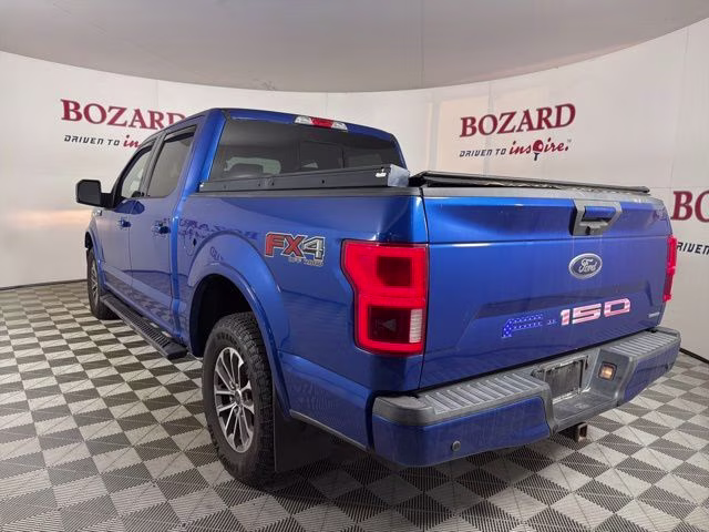 2018 Lightning Blue Ford F-150 XLT 4X4 Truck
