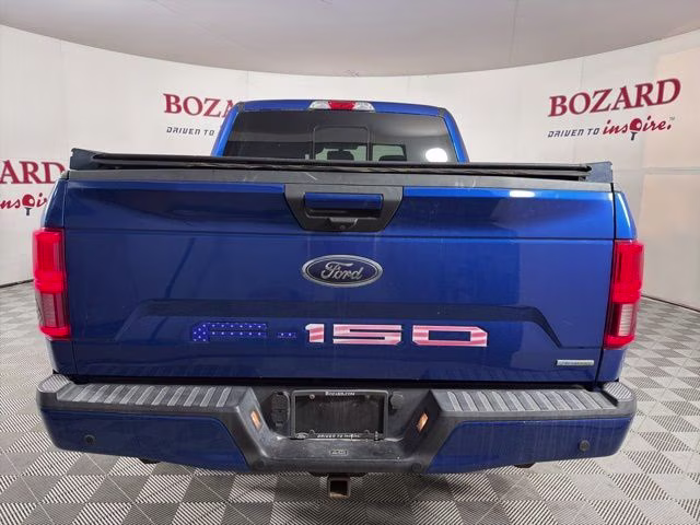 2018 Lightning Blue Ford F-150 XLT 4X4 Truck