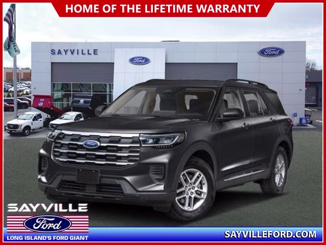 2026 Agate Black Metallic Ford Explorer Active w/200A Pkg 4WD 4X4 SUV