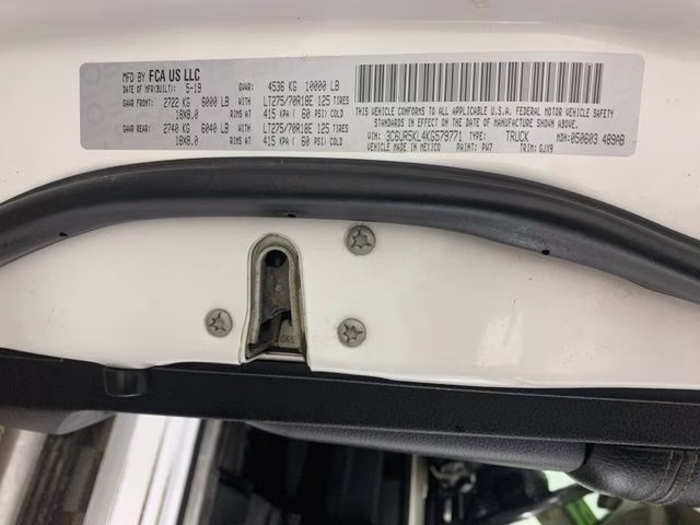 2019 Bright White Clearcoat Ram 2500 Laramie 4X4 Truck