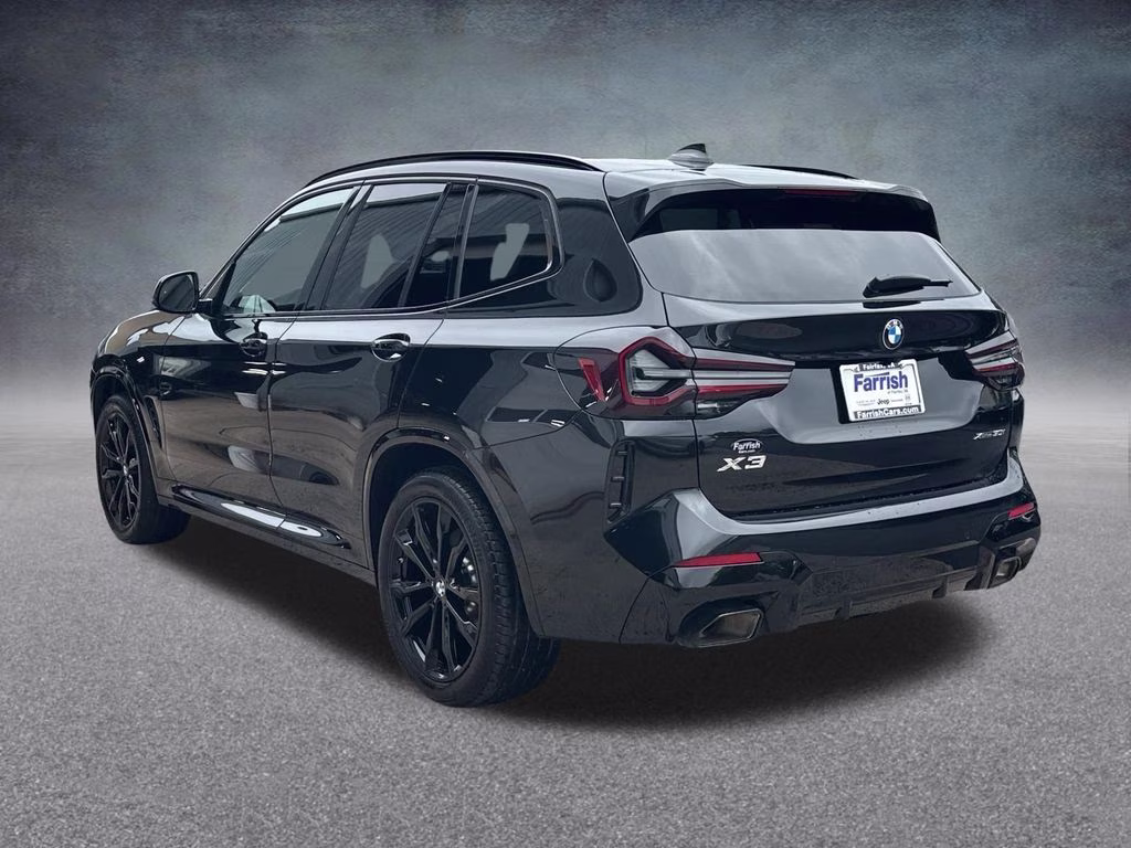 2024 Black Sapphire Metallic BMW X3 xDrive30i AWD SUV