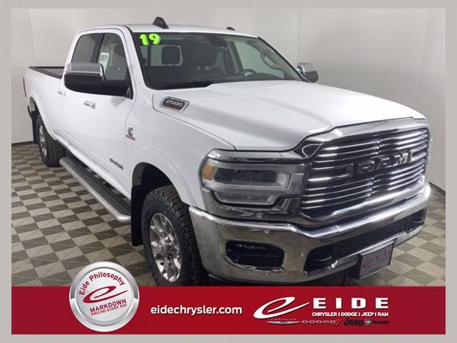 2019 Bright White Clearcoat Ram 2500 Laramie 4X4 Truck