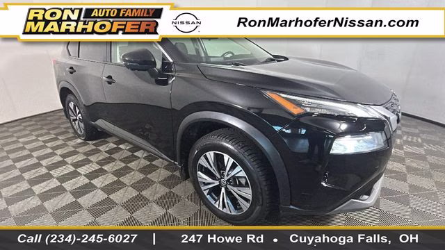 2021 Super Black Nissan Rogue SV AWD SUV