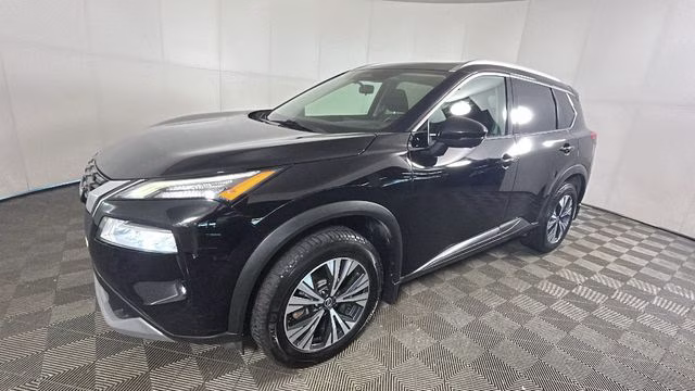 2021 Super Black Nissan Rogue SV AWD SUV