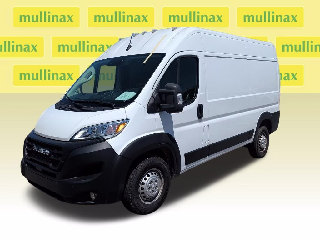 2024 Bright White Clearcoat Ram ProMaster 2500 High Roof FWD Van