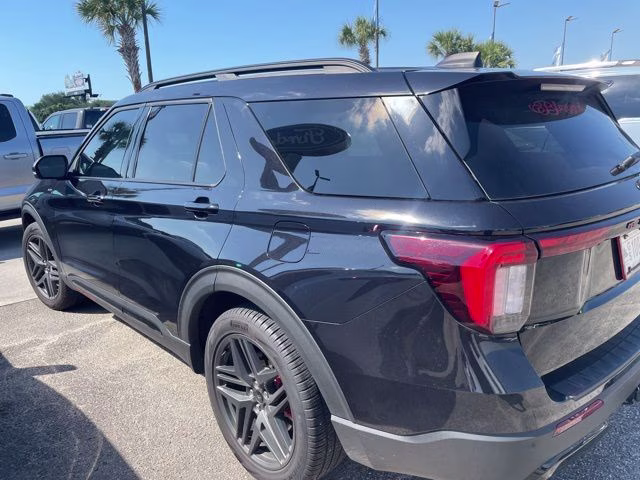 2025 Black Metallic Ford Explorer ST-Line RWD SUV