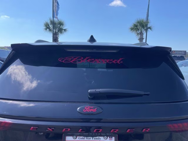 2025 Black Metallic Ford Explorer ST-Line RWD SUV