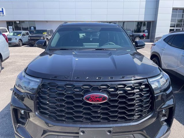 2025 Black Metallic Ford Explorer ST-Line RWD SUV