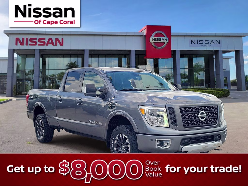 2019 Gun Metallic Nissan Titan XD PRO-4X 4X4 Truck