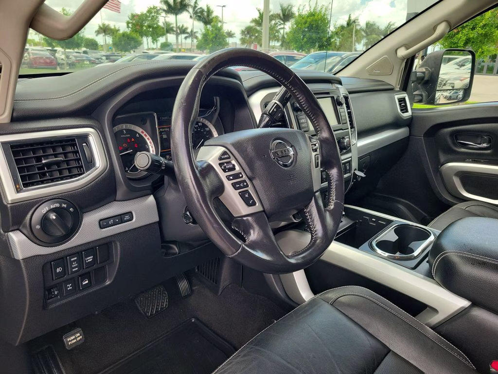 2019 Gun Metallic Nissan Titan XD PRO-4X 4X4 Truck