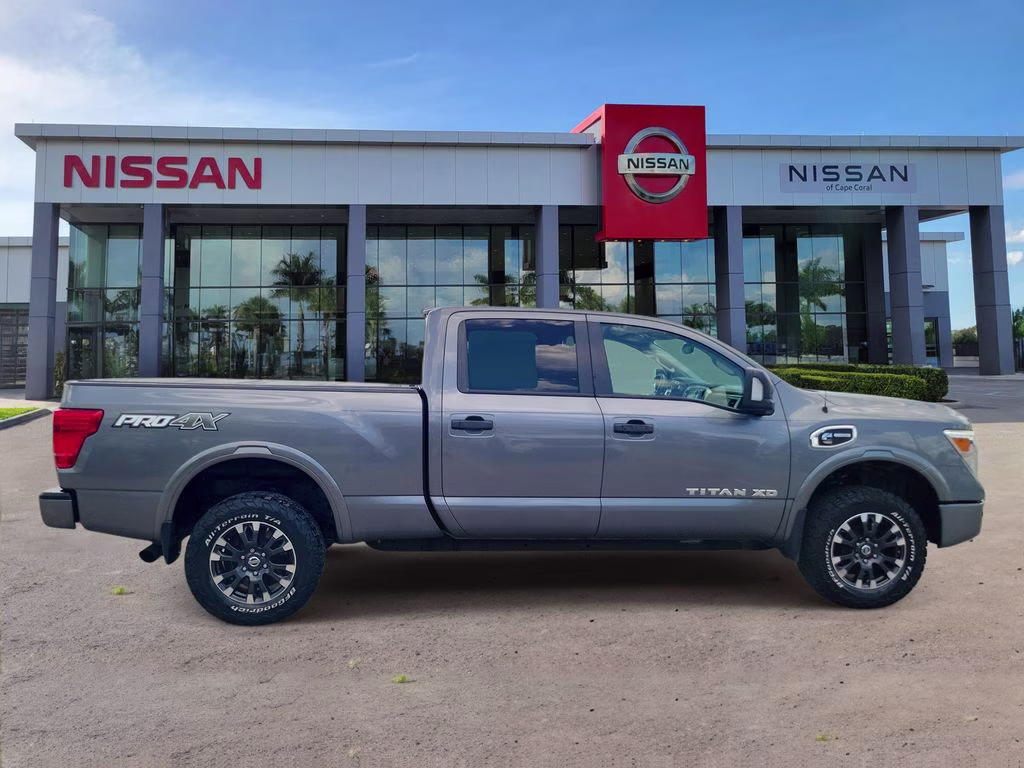 2019 Gun Metallic Nissan Titan XD PRO-4X 4X4 Truck