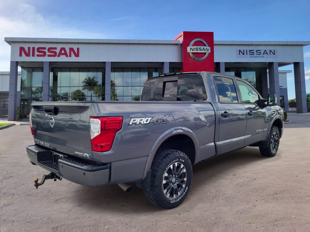 2019 Gun Metallic Nissan Titan XD PRO-4X 4X4 Truck