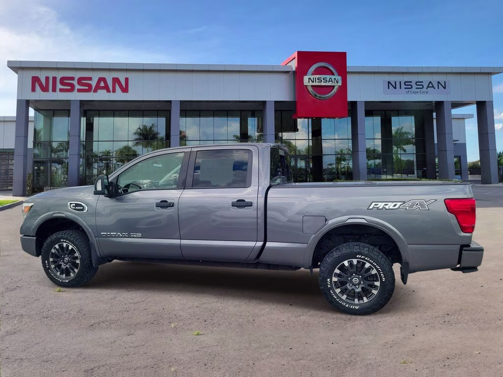 2019 Gun Metallic Nissan Titan XD PRO-4X 4X4 Truck