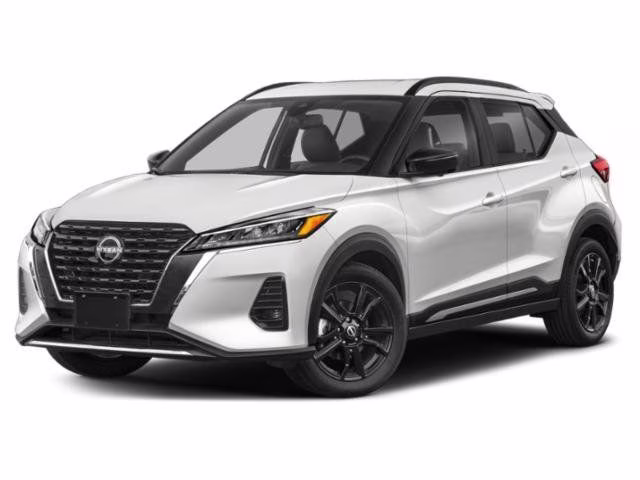 2023 Aspen White/Super Black Nissan Kicks SR FWD SUV